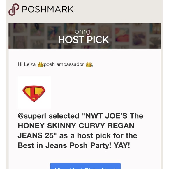 NWT JOE’S The HONEY SKINNY CURVY REGAN JEANS 24 - Picture 2 of 12